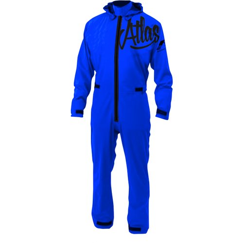Купить Гидрокостюм герметичный сухой с неопреновыми манжетами Atlas Sport Suit, синий,...