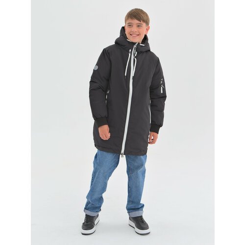 Купить Куртка WBR, размер 152, черный
Стильная зимняя куртка для подростка оформлена св...