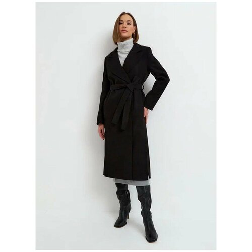 Купить Пальто КАЛЯЕВ, размер 52, черный
Стильное женское шерстяное пальто от премиум-бр...