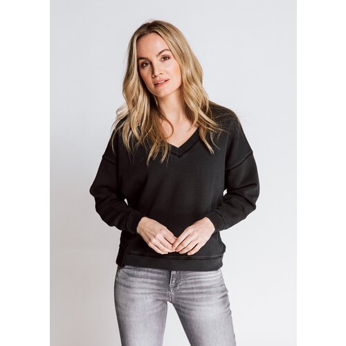 Купить Пуловер ZHRILL, размер S/M, черный
Однотонный женский пуловер с V-образным вырез...