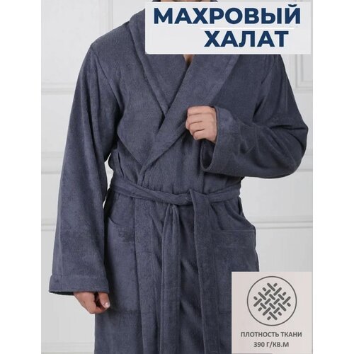 Купить Халат , размер 52, серый
Махровый мужской халат 100% хлопок. Ткань мягкая, прият...