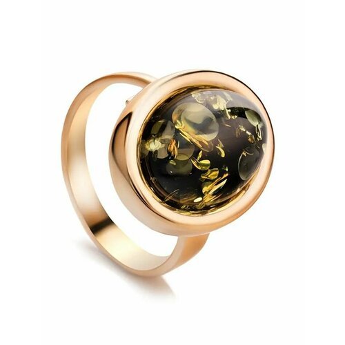 Купить Кольцо, янтарь, безразмерное, зеленый, золотой
Кольцо в классическом дизайне из...