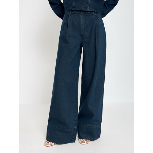 Купить Джинсы Concept club, размер XS, синий
Женские широкие джинсы изготовлены из хлоп...