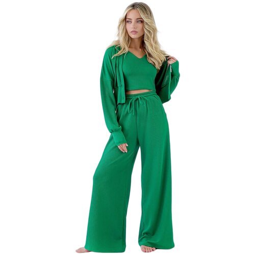 Купить Костюм, размер 42, зеленый
Предлагаем Вам хит продаж: костюм женский из трех пре...
