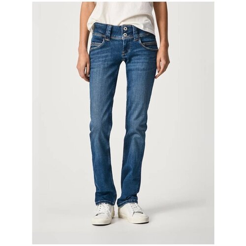 Купить Джинсы Pepe Jeans, размер 26/32, синий
Брюки женские текстильные из джинсовой тк...