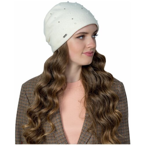 Купить Шапка Landre, размер 56-59, белый
Женская шапка-бандана из 100% шерсти с подклад...