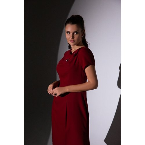 Купить Платье Ritini, размер 52, бордовый
Платье "Корса.2" из эластичного крепа благоро...