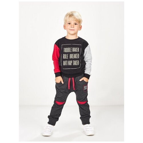 Купить Костюм Mini Maxi, размер 98, черный, красный
Спортивный костюм для мальчиков Min...