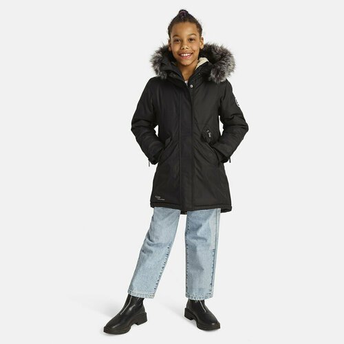 Купить Парка Huppa, размер 158, черный
Удлиненная зимняя куртка-парка для девочек-подро...