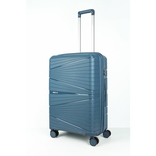 Купить Чемодан , 83 л, размер M+, синий
Ударопрочный дорожный чемодан среднего размера...