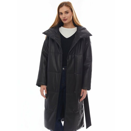 Купить Пальто Zolla, размер XS, черный
Длинное стёганое женское пальто с поясом на тали...