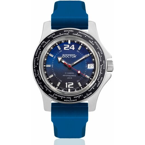 Купить Наручные часы Восток Амфибия, синий
Мужские механические часы с автоподзаводом -...