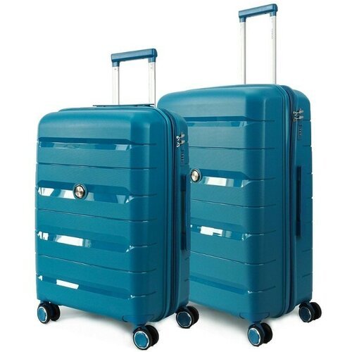 Купить Умный чемодан Ambassador, 2 шт., 120 л, размер M/L, бирюзовый
Чемоданы с расшире...