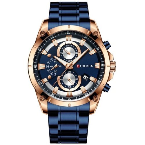 Купить Наручные часы CURREN, золотой
<ul><li>Мужские наручные часы-хронограф на металли...