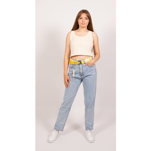 Купить Джинсы , размер 40, голубой
"Стильные джинсы женские прямые прекрасная основа дл...