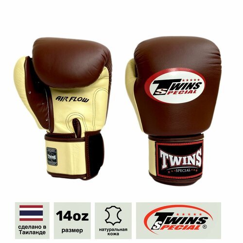 Купить Перчатки боксерские Twins Special BGVLA-2 brown/cream
Боксерские перчатки Twins...