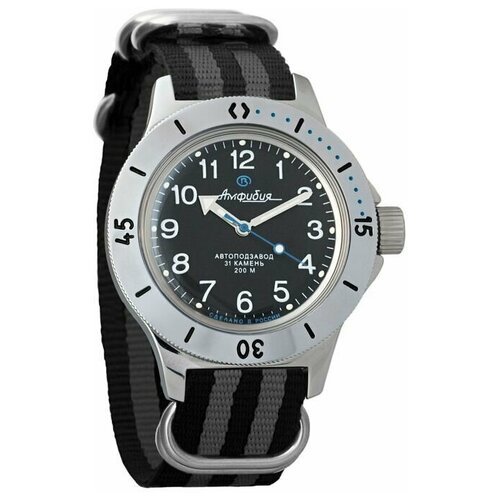 Купить Наручные часы Восток Мужские наручные часы Восток Амфибия 120811, черный, серый...