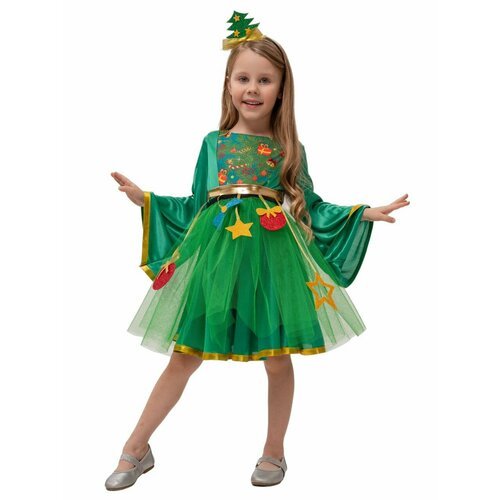 Купить Новогодний костюм елочки для девочки детский
Новогодний костюм елочки для девочк...