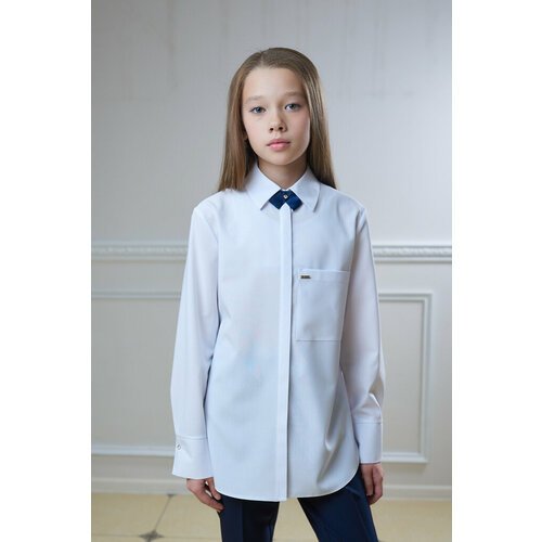 Купить Школьная блуза Гермиона модница, размер 170, белый
Классическая блузка для девоч...