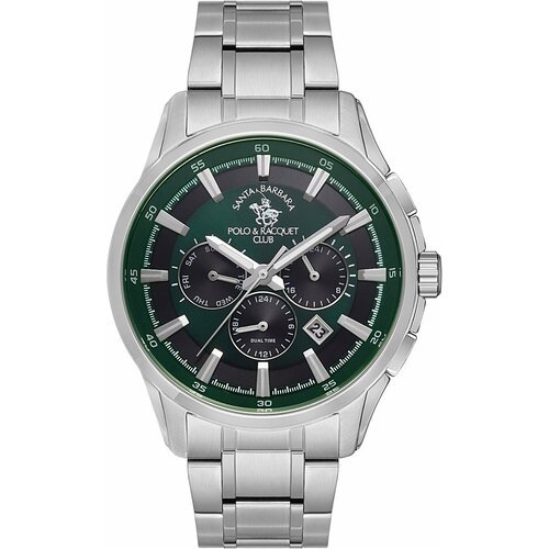 Купить Наручные часы SANTA BARBARA POLO & RACQUET CLUB, зеленый, серебряный
Мужские час...
