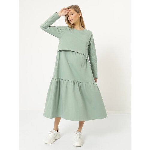 Купить Сарафан Proud Mom, размер L, зеленый
Уютное платье оригинального и самого актуал...