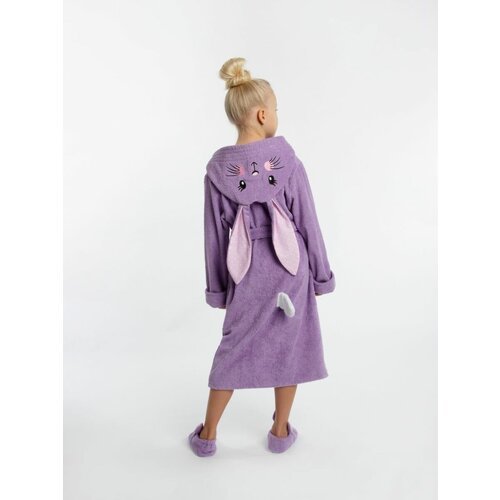 Купить Халат Fluffy Bunny, размер 122-128, фиолетовый
Внимание!<br>тапочки, представлен...