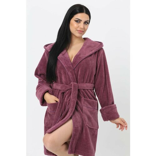 Купить Халат Nusa, размер L/XL, фиолетовый
Мягкий, тёплый, уютный махровый женский хала...