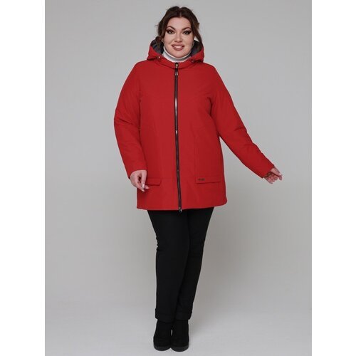 Купить Куртка Karmelstyle, размер 54, красный
Стильная демисезонная женская куртка. Дли...