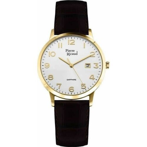 Купить Наручные часы Pierre Ricaud P91022.1223Q, золотой
Мужские кварцевые часы в кругл...