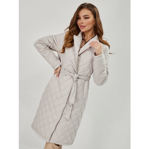 Купить Пальто Abby, размер M, бежевый, серый
Пальто женское демисезонное выполнено из п...