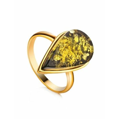 Купить Кольцо, янтарь, безразмерное, зеленый, золотой
Красивое кольцо из , украшенное и...
