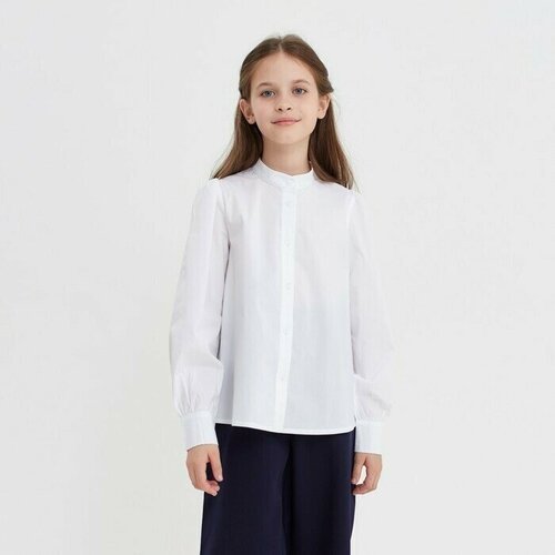 Купить Блуза, размер 38, белый
Стильная, оригинальная хлопковая блузка для девочек стан...