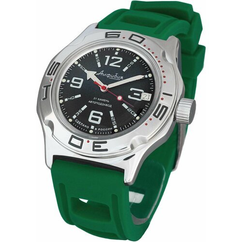 Купить Наручные часы Восток Амфибия, зеленый
Мужские механические часы с автоподзаводом...