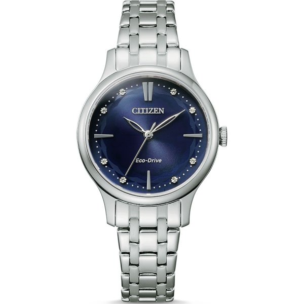 Купить Часы Citizen EM0890-85L
Женские кварцевые часы. Система Eco-Drive на солнечной б...
