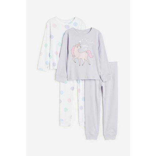 Купить Пижама H&M, размер 98/104, белый, фиолетовый
Пижама для девочек H&M: комфорт и с...