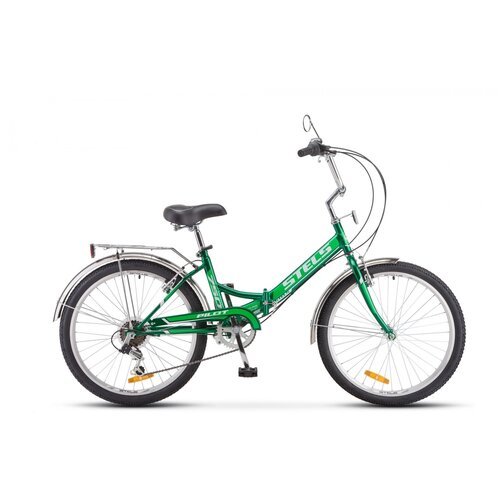 Купить Велосипед взрослый складной Stels Pilot-750 24" Z010 Зелёный 14" (Требует финаль...