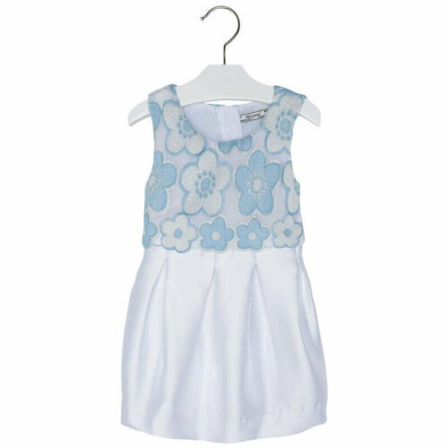 Купить Платье Mayoral, размер 98 (3 года), голубой, белый
Платье выполнено в белом и го...