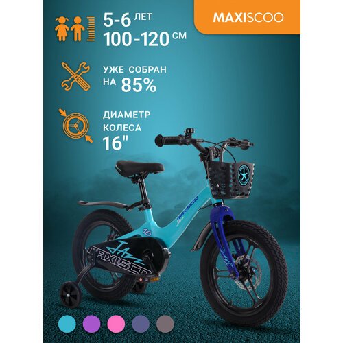 Купить Велосипед Maxiscoo JAZZ Pro 16" (2024) MSC-J1634P
Детский двухколесный велосипед...