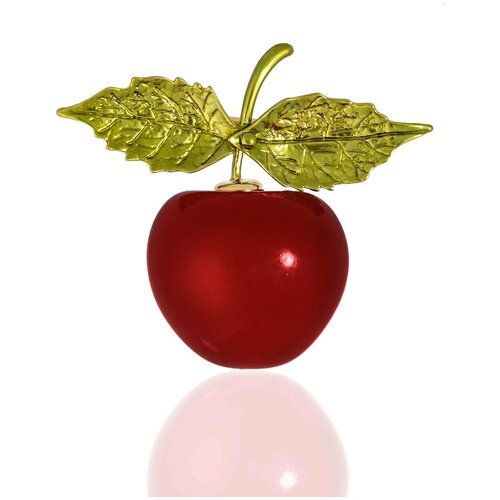 Купить Брошь LIGHT NIGHT, зеленый, бордовый
Брошь - Вишенка, размер самой ягодки вишни...
