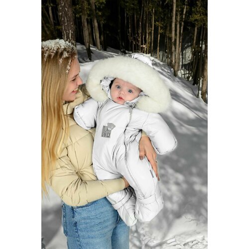 Купить Комбинезон MaLeK BaBy размер 68, белый
Теплый зимний комбинезон детский для ново...