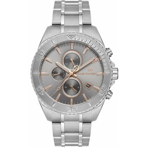 Купить Наручные часы SERGIO TACCHINI, серебряный, серый
Мужские часы. Коллекция Coast L...
