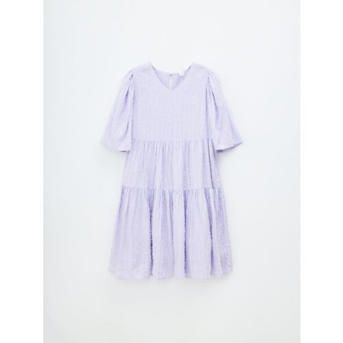 Купить Платье Sela, размер 122, фиолетовый
Ярусное платье для девочки бренда sela, выпо...