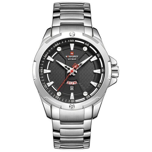 Купить Наручные часы Naviforce, черный
Naviforce NF9161 в серебристом корпусе из нержав...