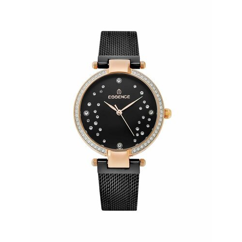 Купить Наручные часы ESSENCE Femme 74229, черный, золотой
Цвет циферблата: Черный<br>По...