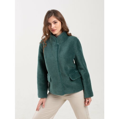 Купить Шуба , размер 40, зеленый
Куртка чебурашка эко шуба тедди женская укороченная зи...