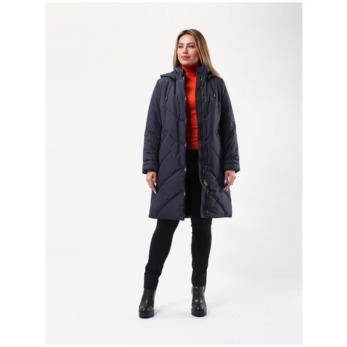 Купить куртка Maritta Todella, размер 44, синий
Утепленное пальто А-образного силуэта с...