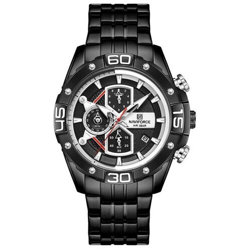 Купить Наручные часы Naviforce, черный
Naviforce NF8018 в классическом черном корпусе -...