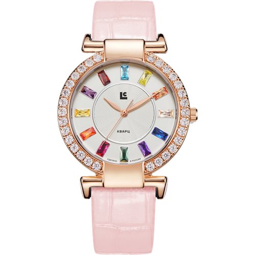 Купить Наручные часы LINCOR, розовый, золотой
Наручные женские кварцевые часы из нержав...