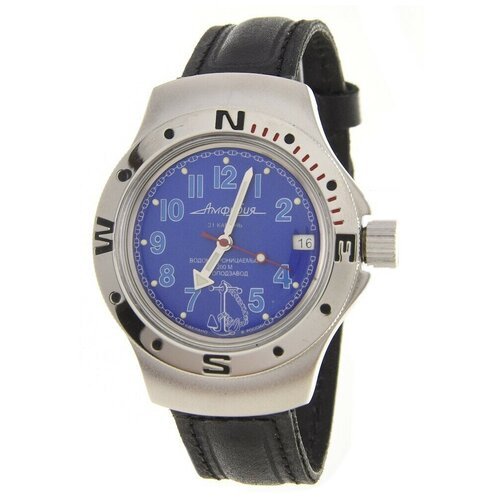 Купить Наручные часы Восток Амфибия, серебряный
Часы восток 2416 (060382) ремень бренда...