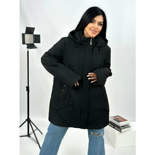 Купить Ветровка Diffberd, размер 62, черный
Куртка женская весенняя, новая коллекция ве...